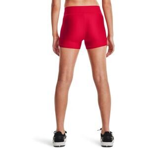 Under Armour Mid-Rise Shorty Compression Shorts in Red, size S, NWT!